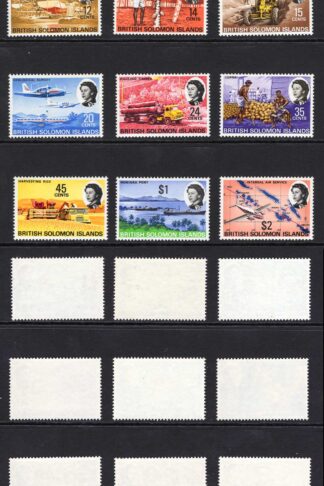 British Solomon Is SG166/80 Set of 15 U/M Cat 22 pounds