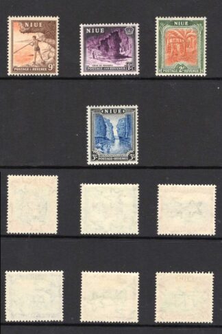 Niue SG113/22 1950 Set of 10 M/M Cat 22 pounds