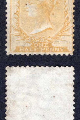 Malta SG10 1/2d yellow-buff wmk CC Mint no gum Cat 95 pounds