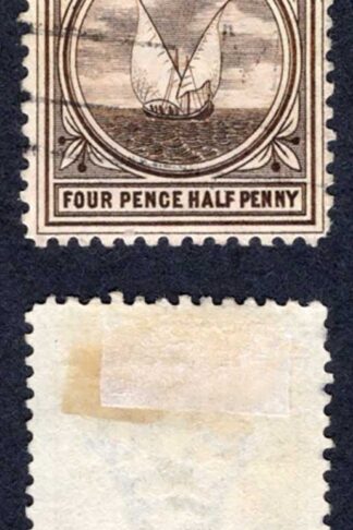Malta SG32 4 1/2d Wmk CA used Cat 17 pounds