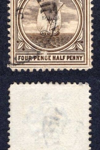 Malta SG32 4 1/2d Wmk CA used Cat 17 pounds