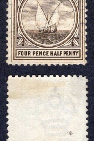 Malta SG32 4 1/2d Wmk CA used Cat 17 pounds