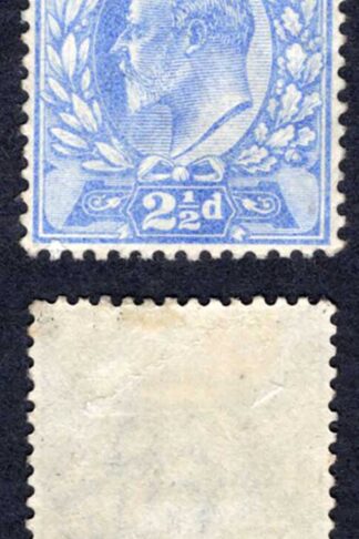 KEVII SG231 2 1/2d Pale Ultramarine  DLR M/M Cat 15 pounds