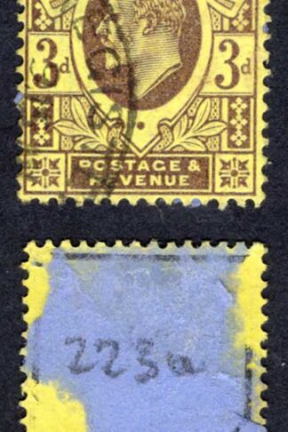 KEVII SG232b 3d Deep purple/orange-yellow used  Cat  7.50 pounds