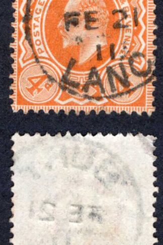 KEVII SG241 4d Orange-red DLR CDS Cat 12  pounds