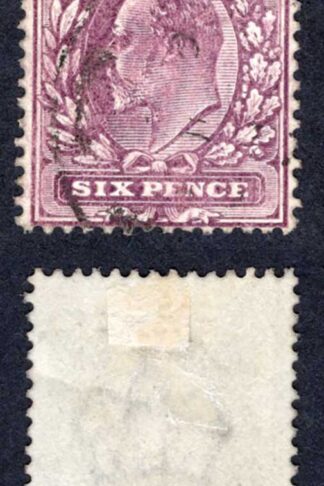 KEVII SG248 6d Dull purple/chalky used Cat 12 pounds