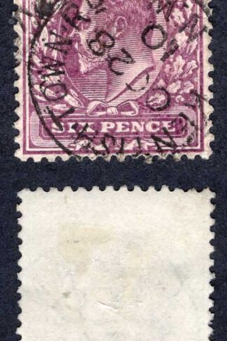 KEVII SG248 6d Dull purple/chalky used Cat 12 pounds
