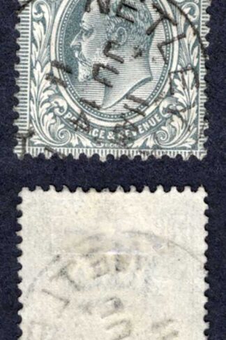 KEVII SG305 7d Slate-grey Somerset House used Cat 15 pounds