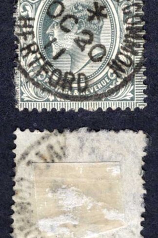 KEVII SG305 7d Slate-grey Somerset House used Cat 15 pounds
