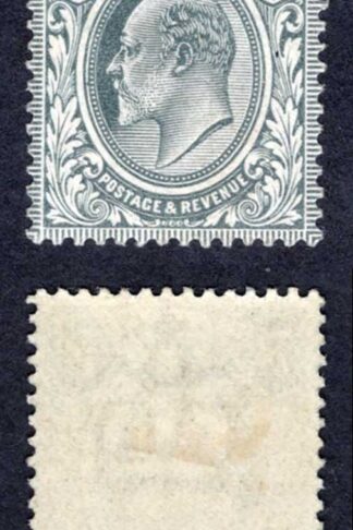 KEVII SG305 7d Slate-grey Somerset House M/M Cat 15 pounds