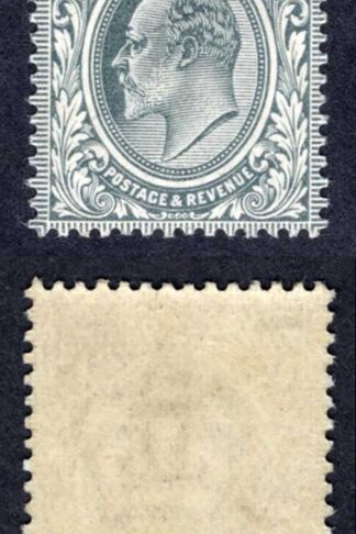 KEVII SG305 7d Slate-grey Somerset House M/M Cat 15 pounds