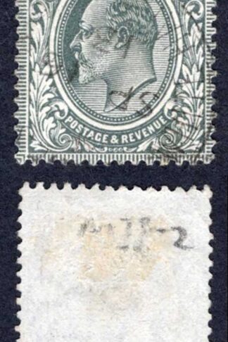 KEVII SG305 7d Slate-grey Somerset House used Cat 15 pounds
