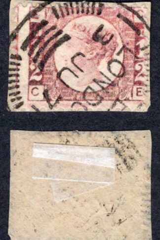 SG48 1/2d Plate 5 Fine used on piece Cat 12   pounds