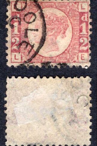 SG48 1/2d Plate 12 CDS used
