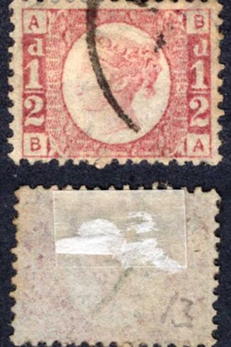 SG48 1/2d Plate 13 CDS used