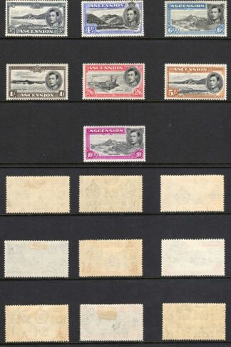 Ascension SG38b/47b KGVI set of 16 M/M Cat 275 pounds