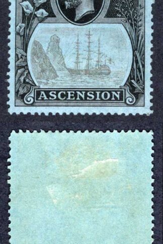Ascension SG20 3/- Badge of Helena M/M Cat 100 pounds