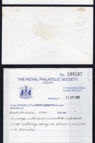 Wyon Original Essay in Green with RPS Cert