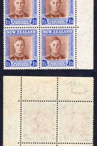 New Zealand SG687aw 1/3 Wmk Sideways Inverted U/M Cat 88 pounds