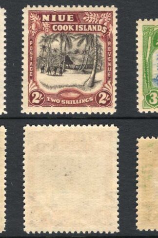 Niue SG75/7 1938 Set of 3 U/M Cat 60 pounds