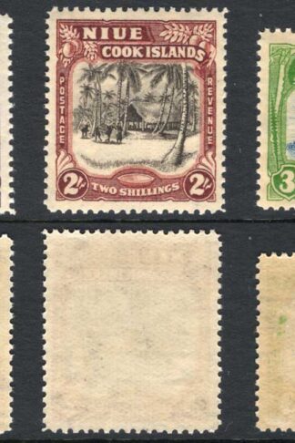 Niue SG75/7 1938 Set of 3 U/M Cat 60 pounds