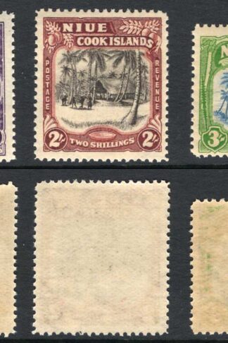 Niue SG75/7 1938 Set of 3 U/M Cat 60 pounds