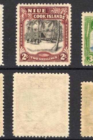 Niue SG75/7 1938 Set of 3 U/M Cat 60 pounds