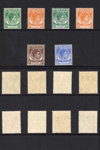 Straits Settlements SG278/98 Set of 21 Fresh U/M Cat 573 pounds