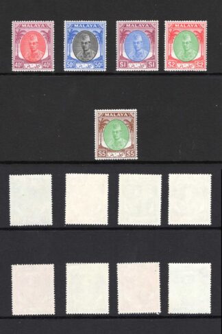Kelantan SG61/81 KGVI Set of 21 U/M Cat 200 pounds