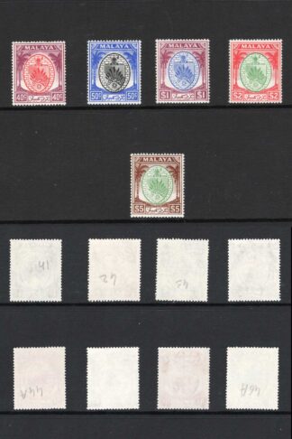 Negri Sembilan SG42/62 Set of 21 U/M Cat 140 pounds