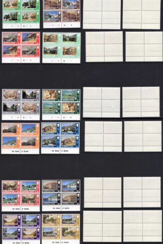 Gibraltar SG255/86 1971 Set of 13 in Block U/M Cat 42 pounds
