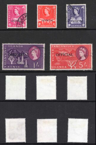 KUT SGO13/O20 set of 8 opt OFFICIAL used Cat 18 pounds