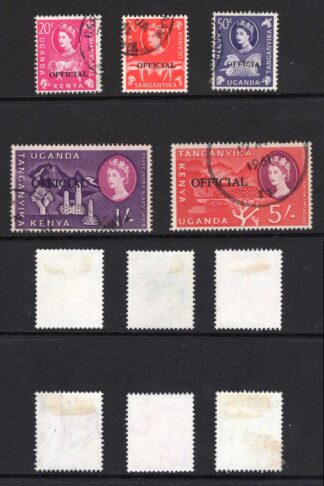 KUT SGO13/O20 set of 8 opt OFFICIAL used Cat 18 pounds