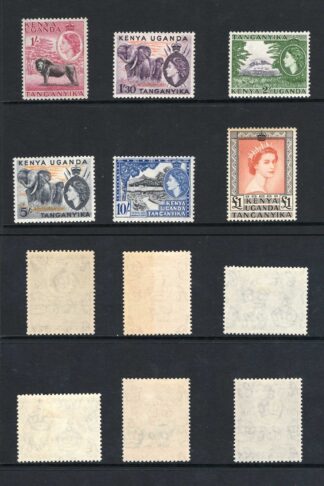 KUT SG167/80 Set of 14 M/M (some toned) Cat 150 pounds