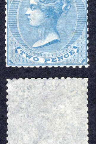 Mauritius SG47 2d Blue No Wmk Mint No Gum Cat 450 pounds