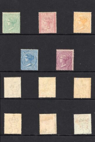 Mauritius SG56/71 Set of 11 Wmk CC Mint no gum Cat 2830 pounds