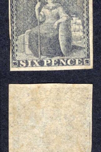 Mauritius SG33 6d Dull purple-slate M/M Cat 48 pounds