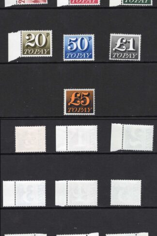 SGD77/D89 Post due set of 13 in U/M Cat 30 pounds