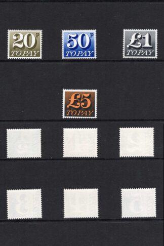SGD77/D89 Post due set of 13 in U/M Cat 30 pounds