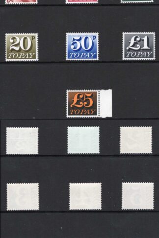 SGD77/D89 Post due set of 13 in U/M Cat 30 pounds