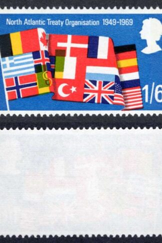 SG794 1969 1/6 Anniversaries Yellow green Shift U/M