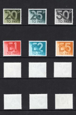 SGD90/D101 Post due set of 12 in U/M Cat 19 pounds