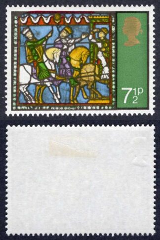 SG896 7.5p 1971 Christmas Embossing at left instead on Right M/M