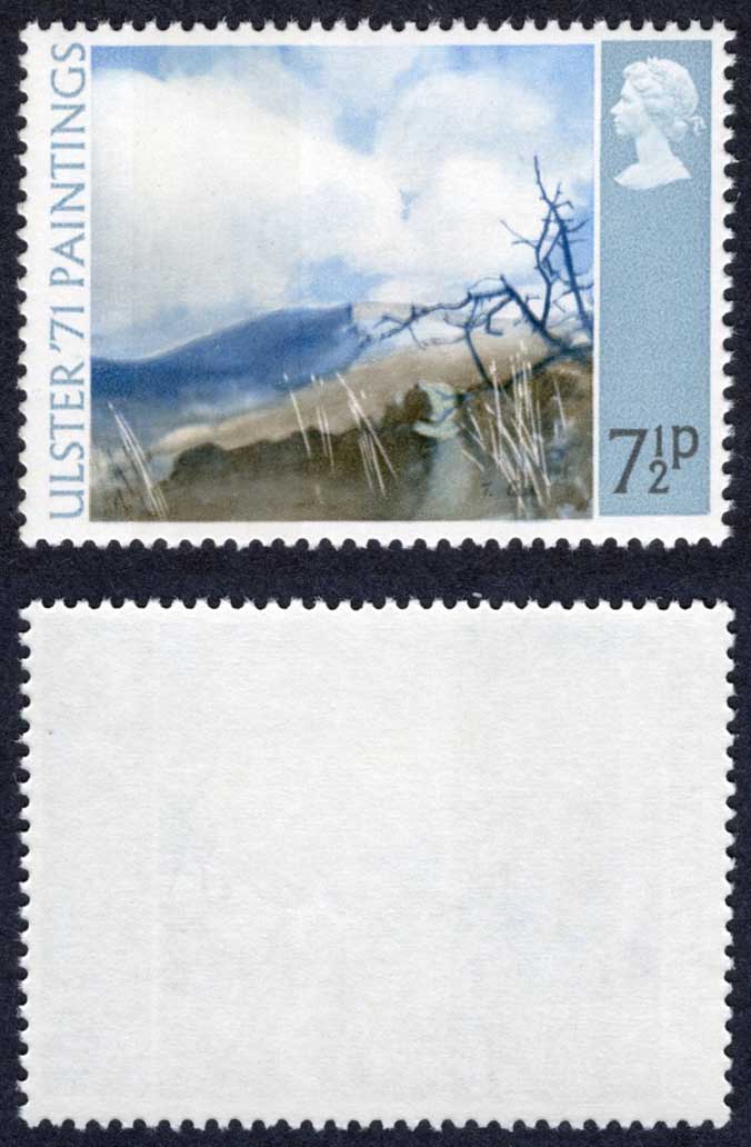 SG882 7.5p Ulster Painting Broad Band U/M