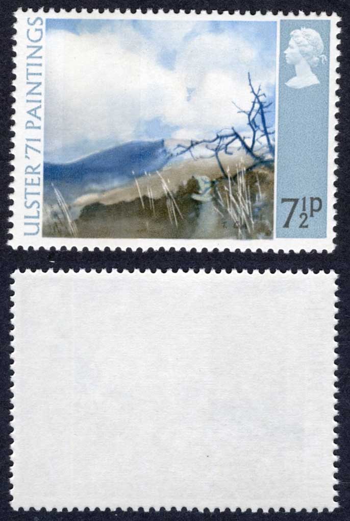SG882 7.5p Ulster Painting Broad Band U/M