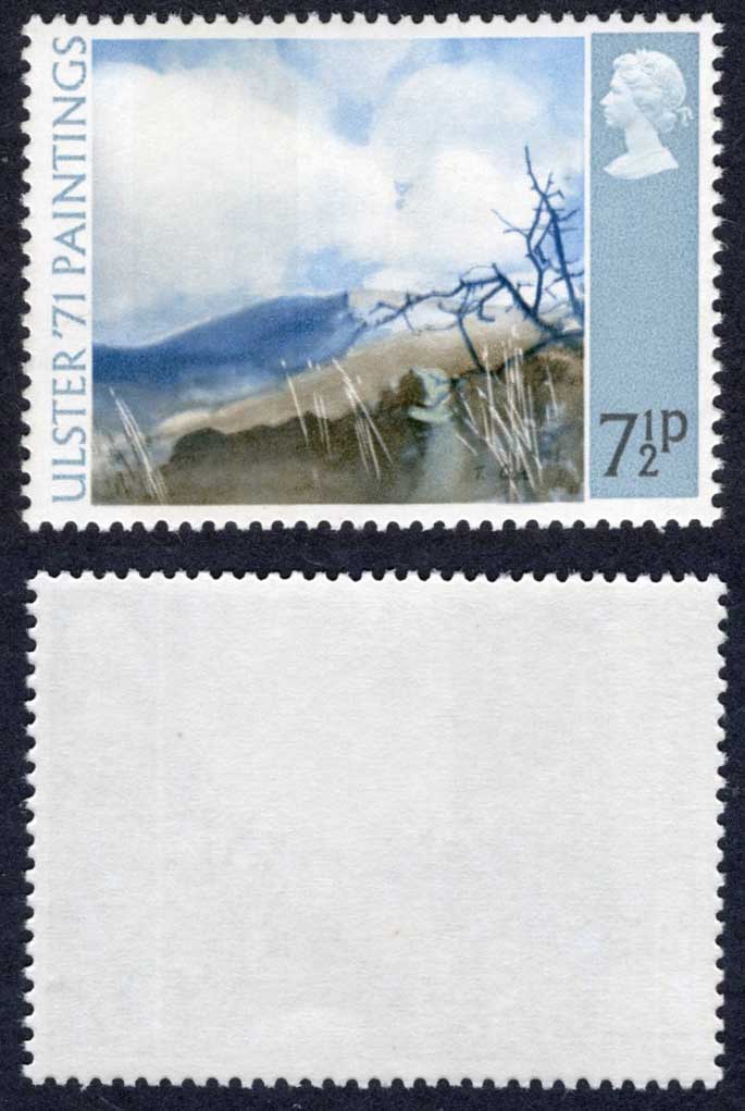 SG882 7.5p Ulster Painting Broad Band U/M