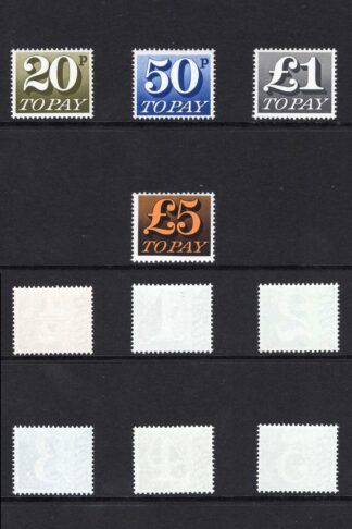 SGD77/D89 Post due set of 13 in U/M Cat 30 pounds