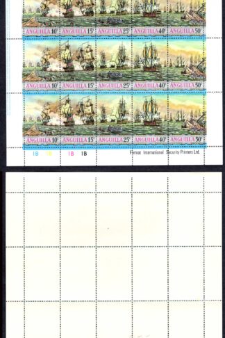 Anguilla SG112/6 Ships set is a Sheetlet U/M Cat 32.5 pounds