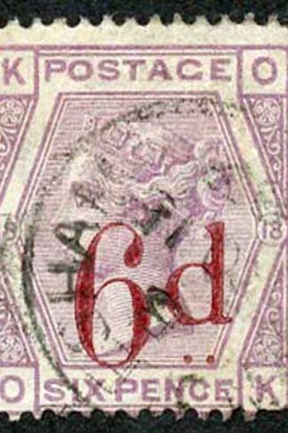 6d on 6d Lilac SG162 Fine Used (Crease)