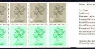 1983 Booklet SGF01ab Corrected rate